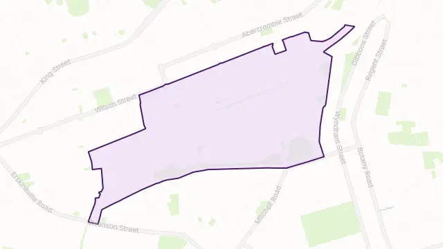 Eveleigh Area Boundary Map