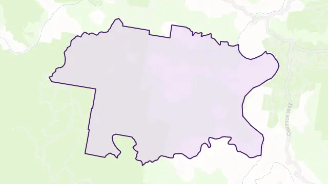 Ewingar Area Boundary Map