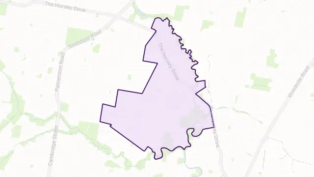 Fairfield Area Boundary Map