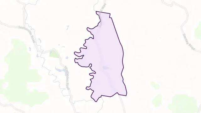 Fairy Hill Area Boundary Map