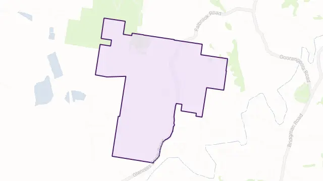 Falbrook Area Boundary Map