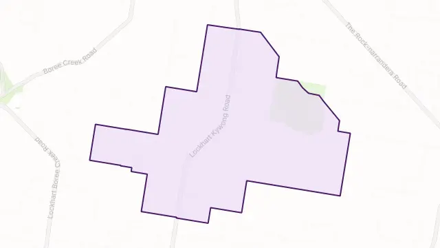 Fargunyah Area Boundary Map