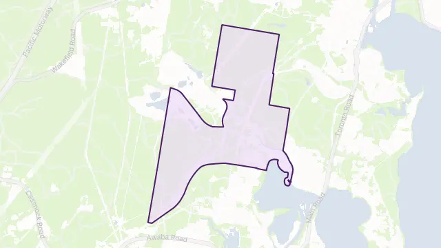 Fassifern Area Boundary Map