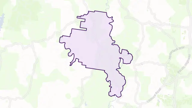 Federal Area Boundary Map
