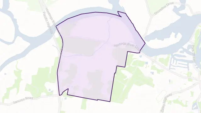 Fernbank Creek Area Boundary Map