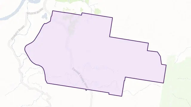 Fernvale Area Boundary Map