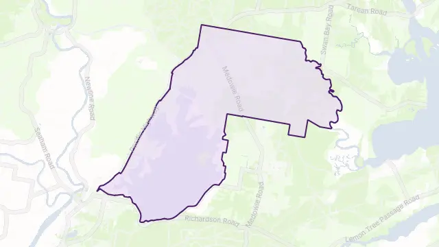 Ferodale Area Boundary Map