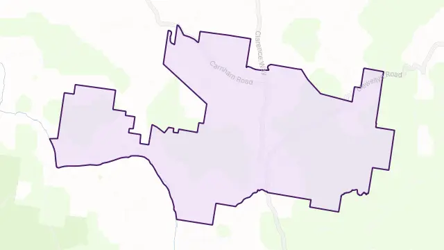 Fine Flower Area Boundary Map