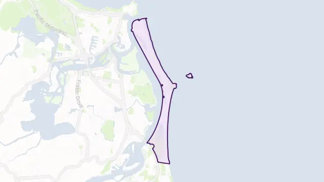 Fingal Head Area Boundary Map
