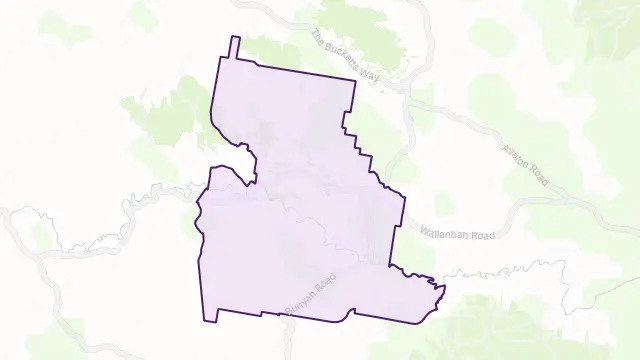 Firefly Area Boundary Map