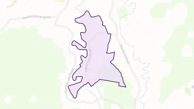 Fishers Hill Area Boundary Map