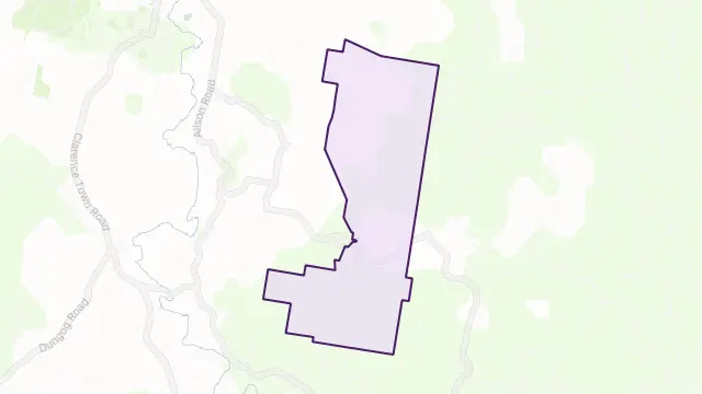 Flat Tops Area Boundary Map