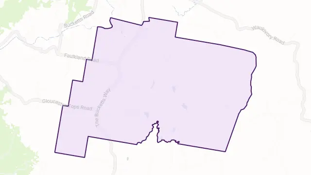 Forbesdale Area Boundary Map