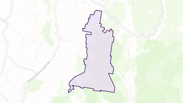 Forest Land Area Boundary Map