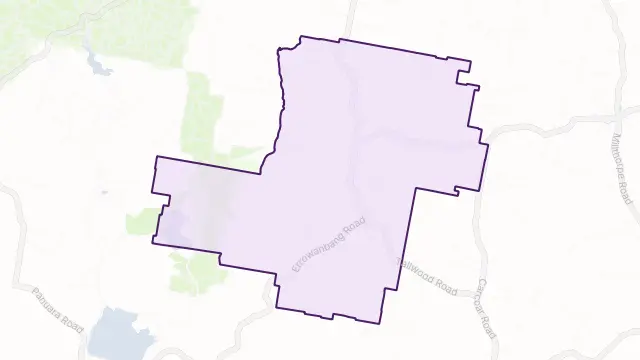 Forest Reefs Area Boundary Map