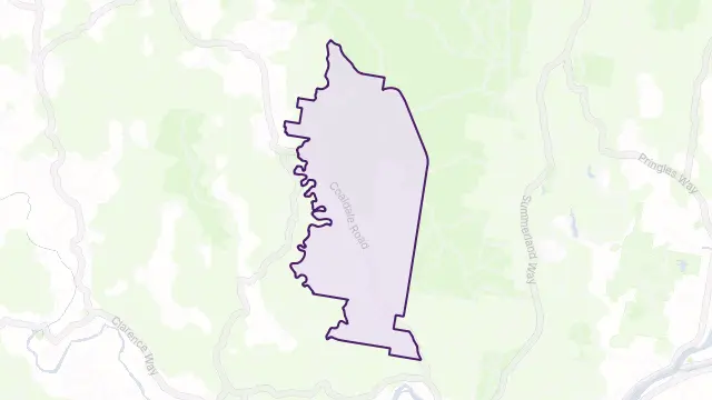 Fortis Creek Area Boundary Map