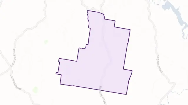 Fosters Valley Area Boundary Map