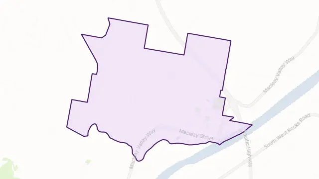 Frederickton Area Boundary Map