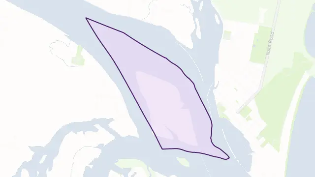 Freeburn Island Area Boundary Map