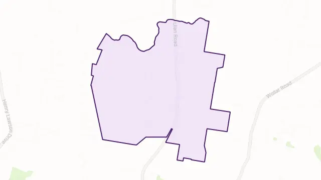 Frog Rock Area Boundary Map