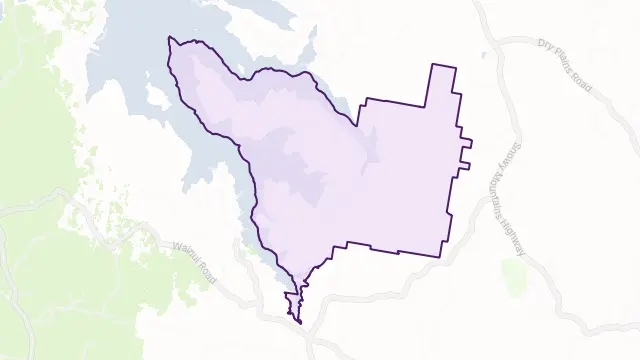 Frying Pan Area Boundary Map