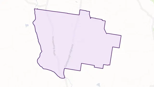 Galambine Area Boundary Map
