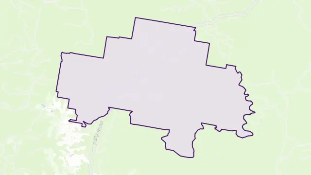 Garland Valley Area Boundary Map
