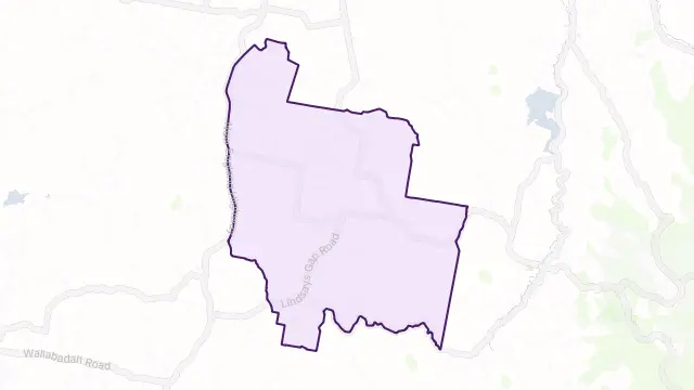 Garoo Area Boundary Map