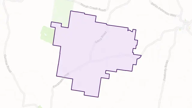 Garra Area Boundary Map