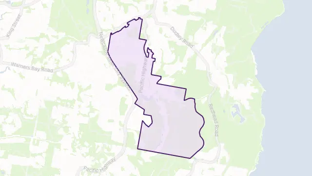 Gateshead Area Boundary Map