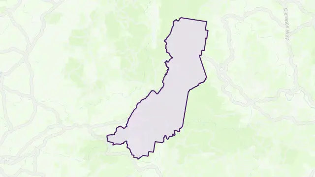 Gibraltar Range Area Boundary Map