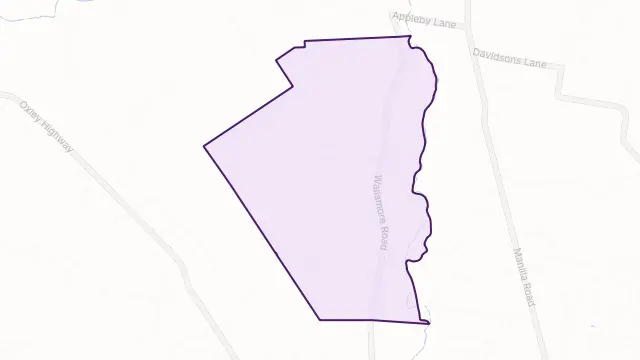 Gidley Area Boundary Map
