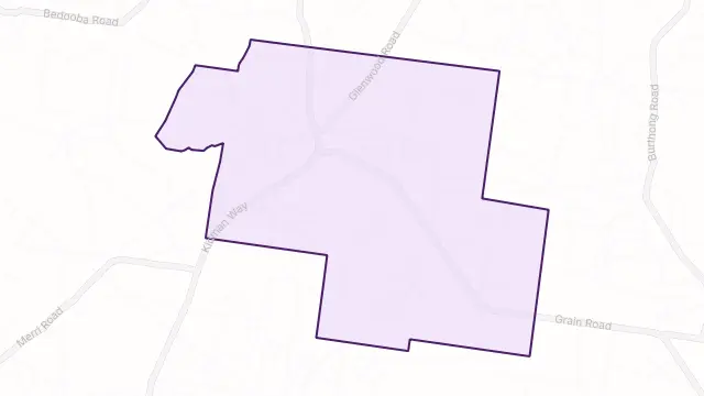 Gilgunnia Area Boundary Map