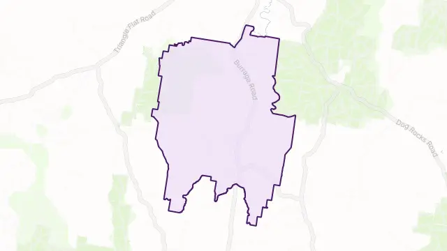 Gilmandyke Area Boundary Map