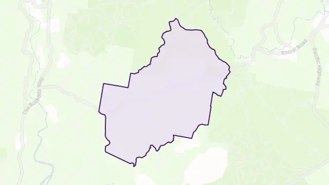 Girvan Area Boundary Map