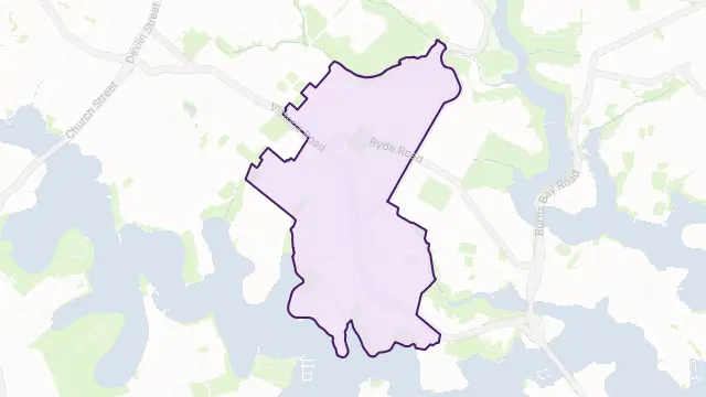Gladesville Area Boundary Map