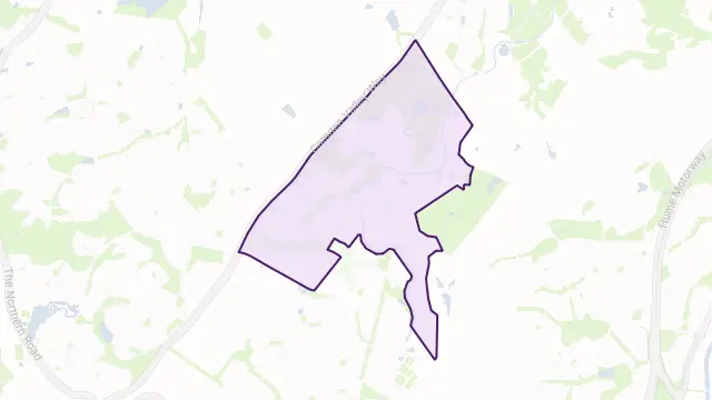 Gledswood Hills Area Boundary Map