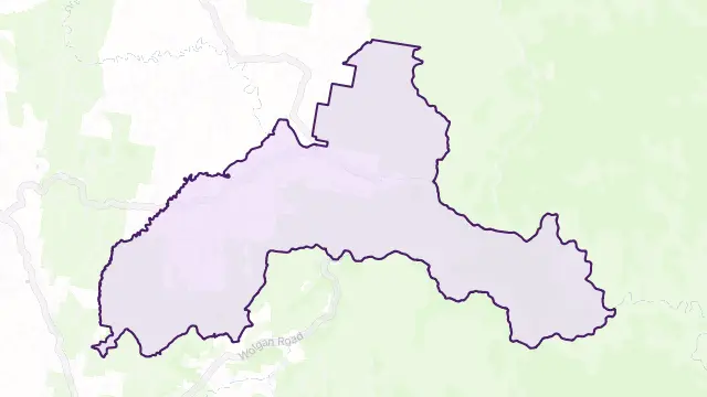 Glen Davis Area Boundary Map