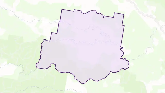 Glen Ward Area Boundary Map