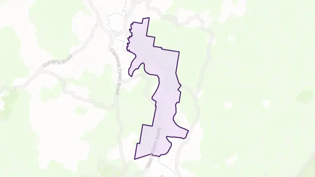 Glen William Area Boundary Map