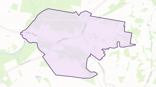 Glendale Area Boundary Map