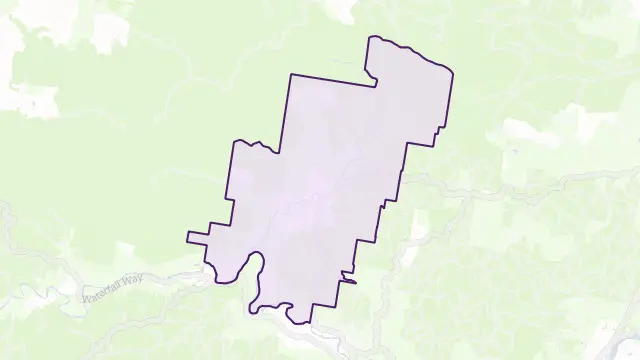 Gleniffer Area Boundary Map