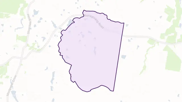Glenmore Area Boundary Map