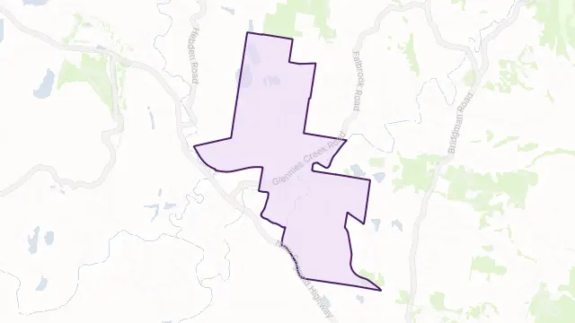 Glennies Creek Area Boundary Map