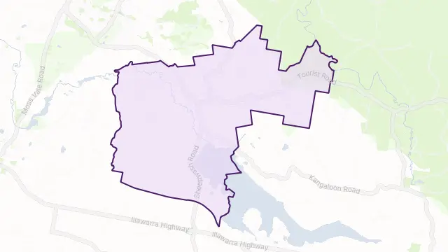 Glenquarry Area Boundary Map