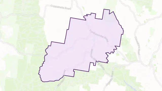Glenroy Area Boundary Map