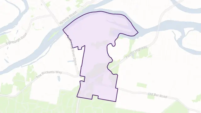 Glenthorne Area Boundary Map
