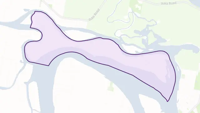 Goodwood Island Area Boundary Map