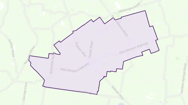 Goolgowi Area Boundary Map
