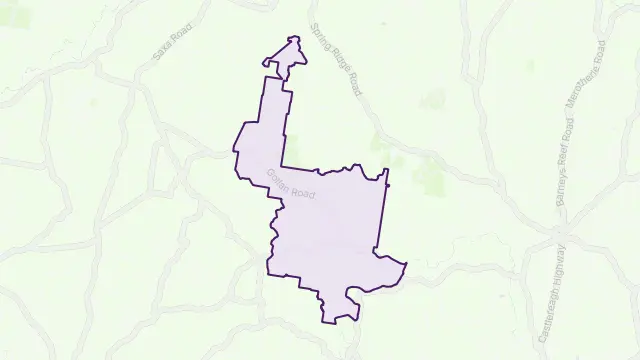 Goolma Area Boundary Map